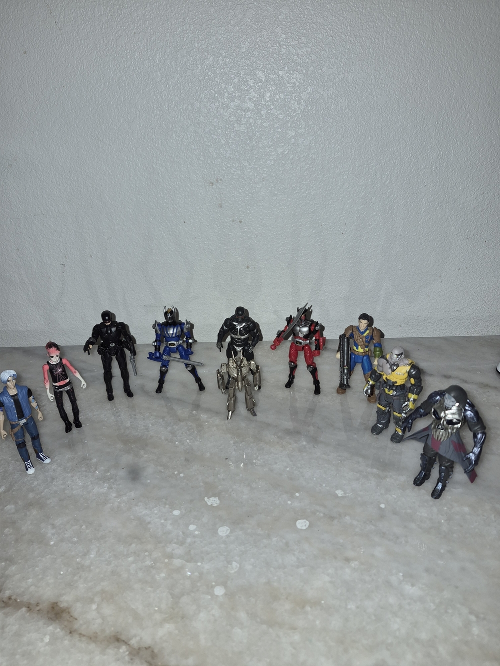Exclusive!! Lot of ten Video Games 3.75in action figures loose pre-owned